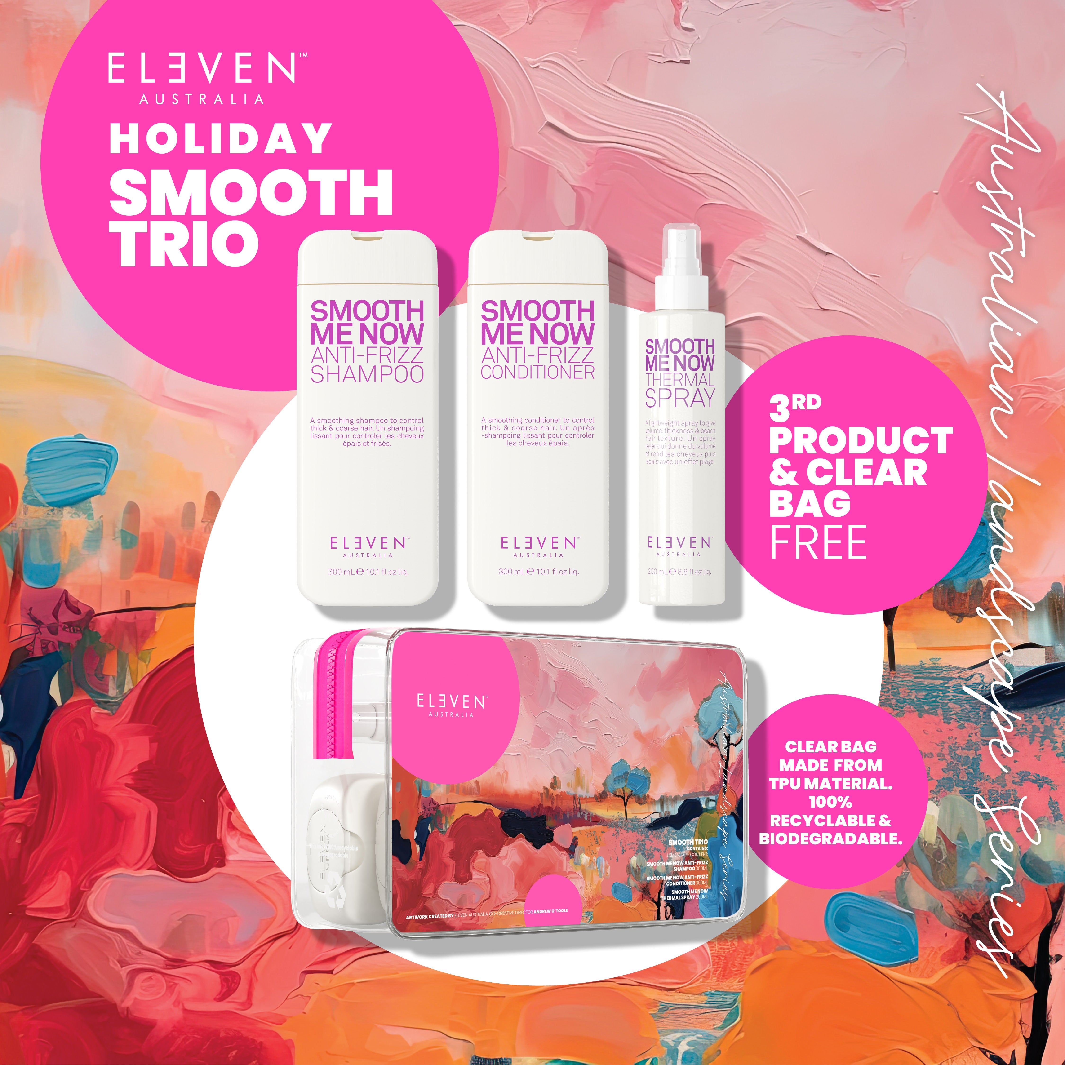 SMOOTH TRIO includes FREE SMOOTH THERMAL SPRAY